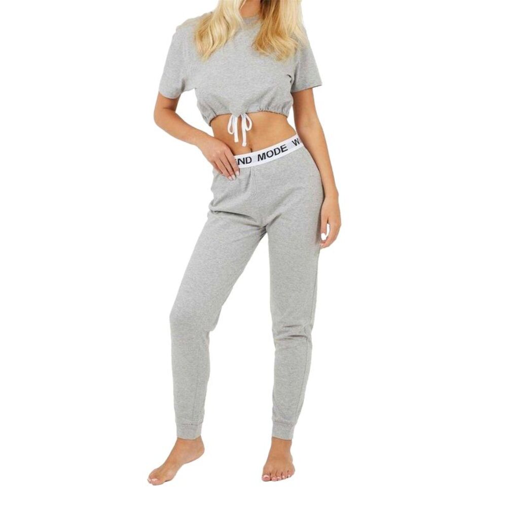 Brave Soul Womens/Ladies Loungewear Set / Grey Marl